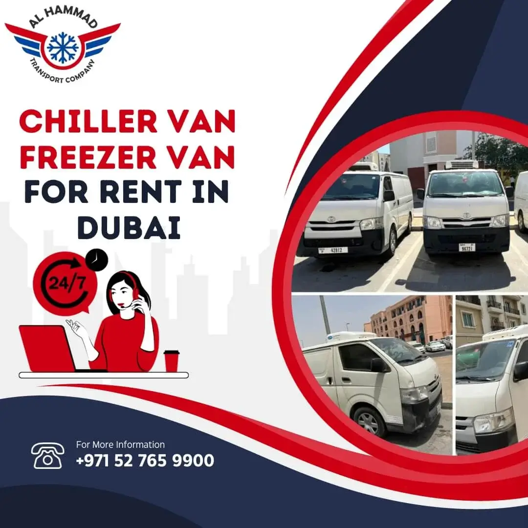 Chiller van rental in Dubai