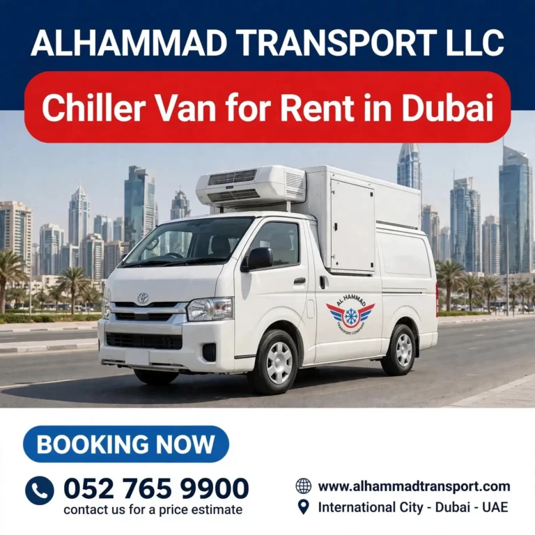 Chiller van for rent in Dubai