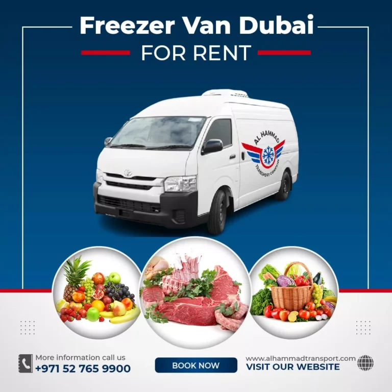 Freezer Van for Rent in Dubai