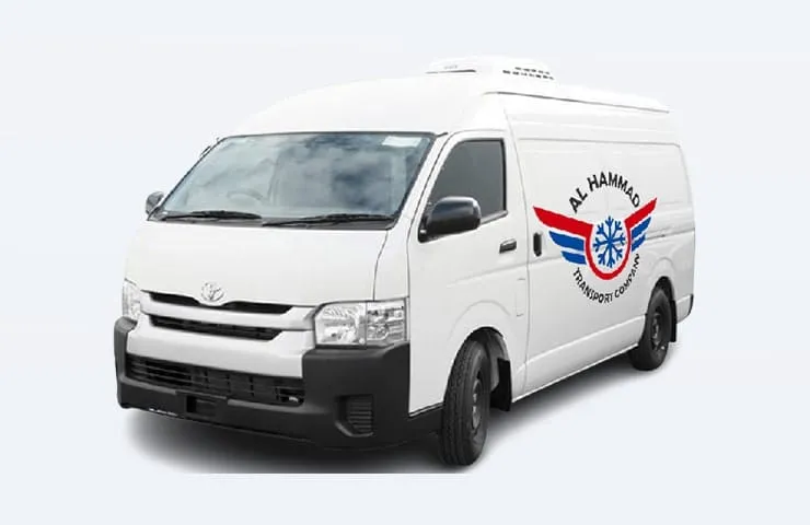 Freezer van for rent in Dubai