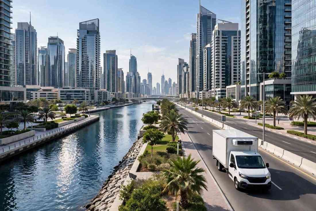 Chiller van rental in Business Bay Dubai