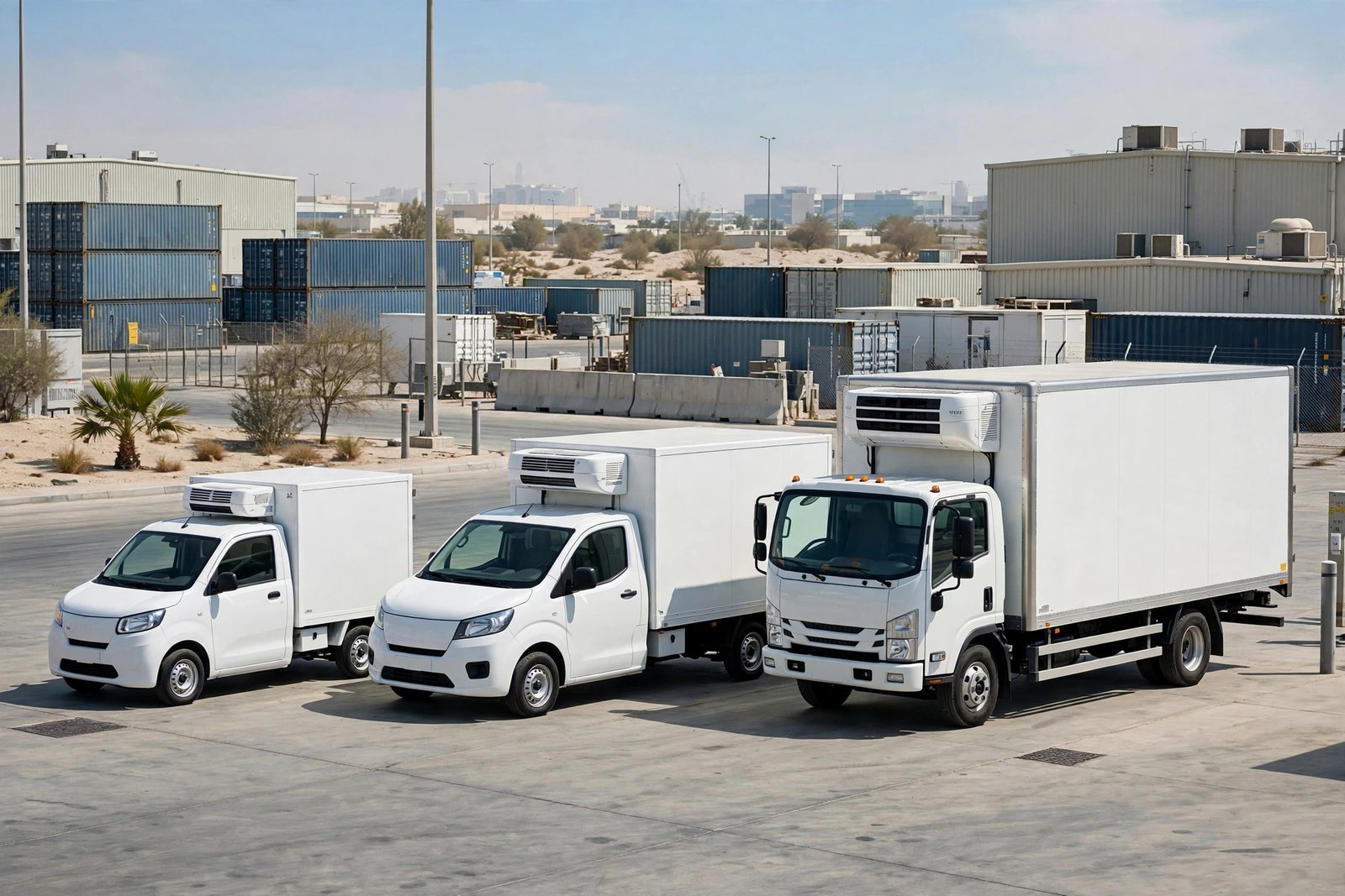 A chiller van rental company in Dubai typically offers several vehicle sizes, from small vans to large refrigerated trucks.