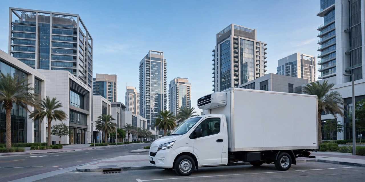 Monthly chiller van rental Dubai - refrigerated van for long-term hire